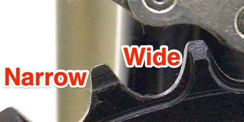 Chainring Tooth Profile Narrow-Wide vs Regular Chain Retention